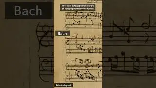 Treble Clefs and Composer Manuscripts #trebleclef #musictheory #musichistory