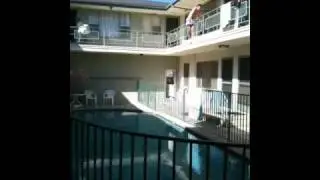Patrick takes a leap