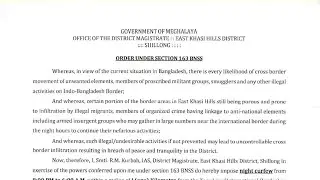 Khang pyrshah ka District Magistrate ban ialum paidbah ha ka iingmane Presbyterian ba iakajia