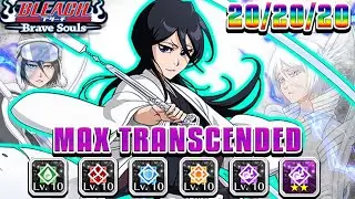 MAX TRANSCENDED 20/20/20 TYBW CAPTAIN RUKIA SHOWCASE WITH BEST BUILDS! Bleach Brave Souls