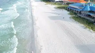 Drone flying over Panama City Beach 