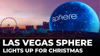 Christmas in Vegas LIVE: Vegas Sphere Goes Full Christmas Mode, Shines in Holiday Glow |US News LIVE
