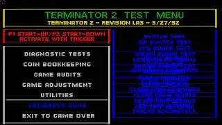 Terminator 2 Arcade Gun Calibration for Mame