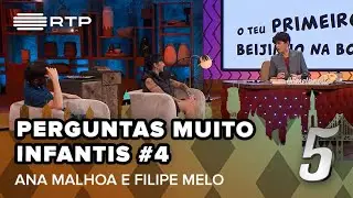 Perguntas Muito Infantis #4 c/ Ana Malhoa e Filipe Melo | 5 Para a Meia-Noite | RTP