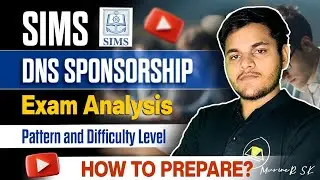 SIMS DNS Sponsorship Exam Analysis | Pattern and Difficulty Level | How to prepare|&nbsp;MarineR&nbsp;Sk
