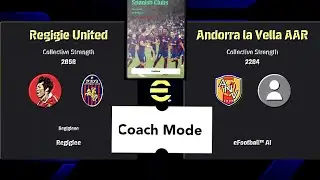 REGIGIE UNITED IS BACK IN EFOOTBALL 24... COACH MODE - Spanish Clubs Cup Game Day 1