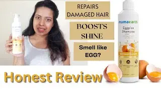 Mamaearth Eggplex shampoo and conditioner With Egg protein & Collagen Review #mamaearth