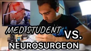 Medical Student VS. The NEUROSURGEON CHALLENGE (How I practice suturing)