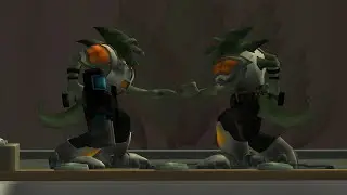 Thugs-4-Less Elite Henchmen playing rock paper scissors