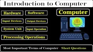 Computer Fundamentals its Basic Terms | Beginner to Computer Expert @garrisonwithHaiqa