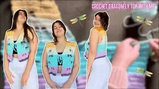 Summer Crochet Top Tutorial | Petite Size & Slow Fashion | Dragonfly Top Crochet Tutorial