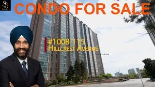 Condo For Sale in Mississauga || Virtual Tour by Sunny Bedi ||📍115 Hillcrest Avenue Unit 1008