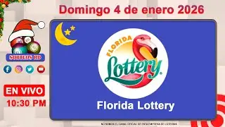 Florida Lottery EN VIVO | Domingo 4 de enero 2026 @sorteostv