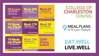 Meal Plans at the College of Charleston -- Dining Services -- Campus Tour
