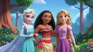 Frost Glow Garden 2 | Elsa, Moana & Rapunzel | Magical Princess Song for Kids