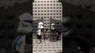Captain Phasma gets ROASTED by Captain Rex but in LEGO #starwars #themandalorian #clonetrooper
