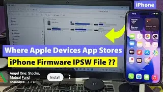 Где приложение Apple Devices хранит файл прошивки iPhone в формате IPSW на Windows | iPhone 17, 1...