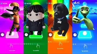 CUTE CAT VS WEDNESDAY SIGMA VS CUTE DOG VS REMA & GOMEZ - CALM DOWN | TILES HOP