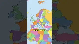 Only 3 NEUTRAL Countries During WW2! #geography #maps #ww2