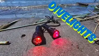 Wurkkos DL08 versus DL07 (Compact Budget Divelights, Flood/Spot/RED UV)