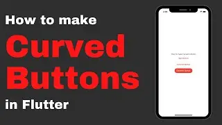How To Make Curved Buttons in Flutter | REC Studios MY