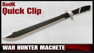 War Hunter Sawback Machete With Sheath