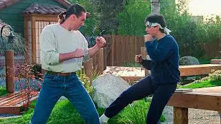 Als Daniel-san der Cobra-Kai-Art nach trainierte | Karate Kid 3 Trainingsmontage 🌀 4K