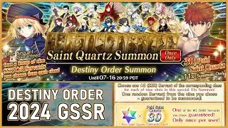 [FGO NA] Destiny Order Guaranteed SSR Banner Rolls