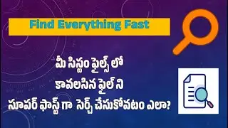 Fast File Searching Find Everything Instantly