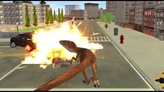 2020 Dinosaur Simulator World Real Life Dino: T-Rex City War iPhone Gameplay