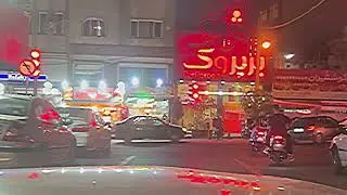 asmr Driving in silence _ Imagine getting bored at midnight and go out_ Tehran, IRAN