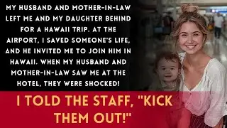 My husband and MIL went to Hawaii without us, but I saved someone's life.
