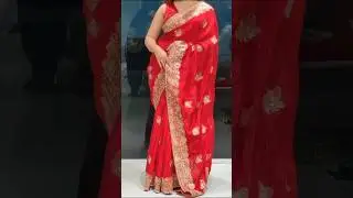 ✨&hearts;️New Trendy Party Wear Saree Design 2025 | ✨ Bridal hairstyle 😍#youtubeshorts #fashion#shorts