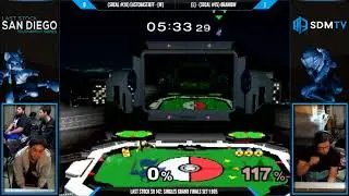 LSSD 142 - EastCoastJeff (Fox) vs. OkamiBW (Sheik) - SSBM Grand Finals Set 1 - Smash Melee