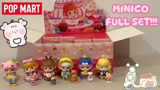 【POPMART】MINICO 💕 - My little princess 👑🐷 BLIND BOX FULL SET UNBOXING!!!