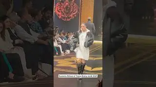 #AnzeelaAbbasi Spotted while ramp walking for #HumaAdnan designer at #Texpo 2024