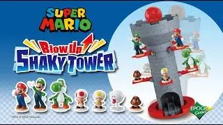 Epoch Games | SUPER MARIO  Blow Up ! Shaky Tower