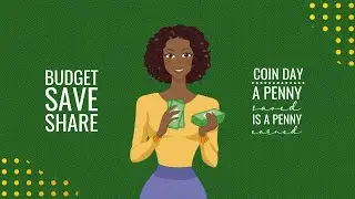 Coin Day | Adding to My Penny Challenge | Save. Live. Thrive. | Budget Save Share