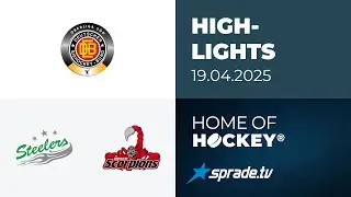 19.04.2025 - Highlights - Bietigheim Steelers vs. Hannover Scorpions