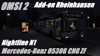 OMSI 2 • Add-on Rheinhausen • Line N1 • Mercedes-Benz O530G CNG ZF