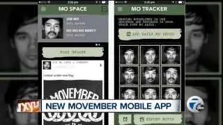 An app to track your Movember mustache