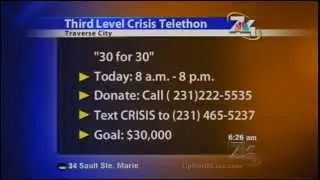 30 for 30 telethon raises awareness of suicide prevention