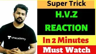 Best Trick for H.V.Z Reaction | Organic Chemistry | Class-12th | CBSE | JEE
