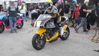 Britten V1000 Start Up Barber Vintage Festival Britten 20th Anniversary Oct. 2015 #1