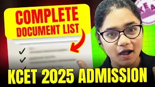 📑 KCET 2025 Admissions: Complete List of Required Documents - Full Document Checklist✅