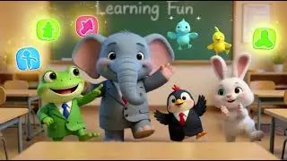Animal Actions | @Mini Minds Cartoon  Nursery Rhymes & Kids Songs