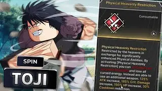 Going from Noob to 0.5% HEAVENLY RESTRICTION TOJI in Jujustu Zero Roblox!