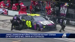 Jimmie Johnson returns to NASCAR as part-owner, driver