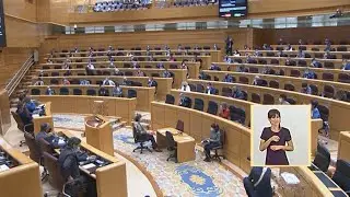 La disputa pol&iacute;tica entre PP y Podemos protagoniza el Pleno del Senado