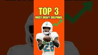 Top 3 MUST DRAFT Miami Dolphins for YOUR 2024 Fantasy Football Drafts 🔥